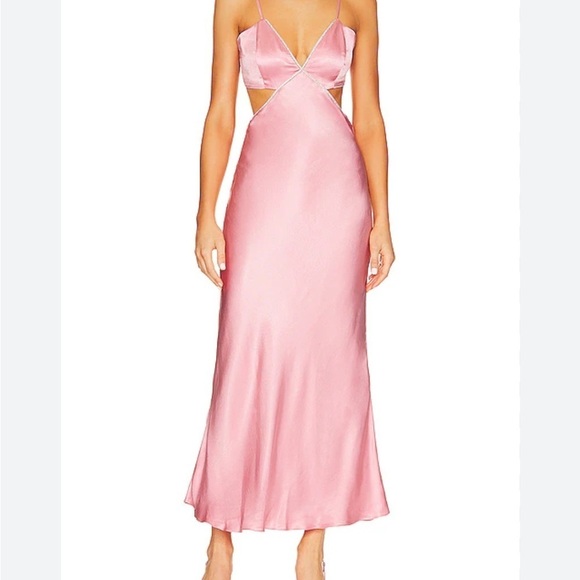 NWT Rome‎ Diamonte Slip Dress in Blush Pink - Size 8 - Picture 3 of 13